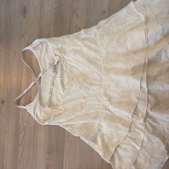 Aerie Offline Maggie Ruffle Cream Floral Print Tennis Dress Size XL - Picture 5 of 7